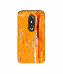 Amazon Brand - Solimo Designer Gold Yellow Paint 3D Printed Hard Back Case Mobile Cover for Gionee A1