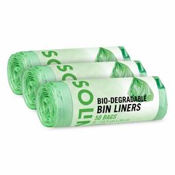 Solimo Bio degradable bin liner 6L, 50 pieces per pack - Pack of 3