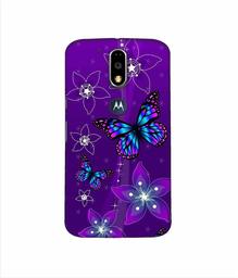 Amazon Brand - Solimo Designer Butterflies 3D Printed Hard Back Case Mobile Cover for Motorola Moto G4 Plus (with Logo Cut)