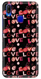 Amazon Brand - Solimo Designer Love Pattern Design 3D Printed Hard Back Case Mobile Cover for Vivo Y93