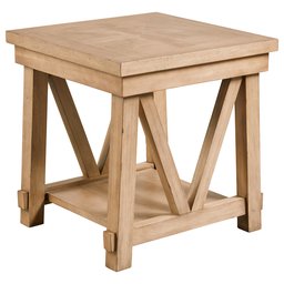 Amazon Brand – Stone & Beam Bruckner Casual Wood Side Table, 24