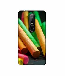 Amazon Brand - Solimo Designer Multicolor WaxColor 3D Printed Hard Back Case Mobile Cover for Nokia 6.1 Plus