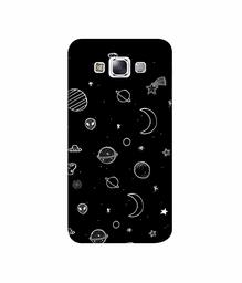 Amazon Brand - Solimo Designer Solar System 3D Printed Hard Back Case Mobile Cover for Samsung Galaxy E7