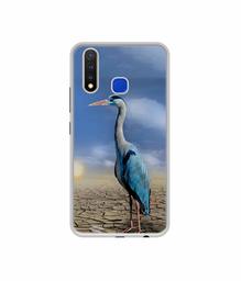 Amazon Brand - Solimo Designer Bagula UV Printed Soft Back Case Mobile Cover for Vivo U20