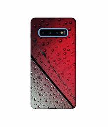 Amazon Brand - Solimo Designer Water Drop On Glass 3D Printed Hard Back Case Mobile Cover for Samsung Galaxy S10 Plus