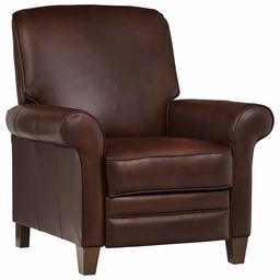 Amazon Brand – Stone & Beam Pinebrook Traditional Recliner, Leather, 39