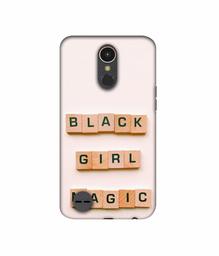 Amazon Brand - Solimo Designer Black Girl Magic 3D Printed Hard Back Case Mobile Cover for LG K10 (2017)