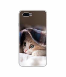 Amazon Brand - Solimo Designer Sleepy Kitten UV Printed Soft Back Case Mobile Cover for Oppo A3S