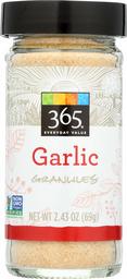 365 Everyday Value, Garlic Granules, 2.43 oz