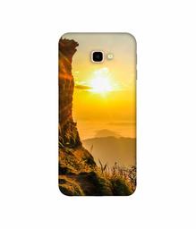 Amazon Brand - Solimo Designer Mountan Side Sun View 3D Printed Hard Back Case Mobile Cover for Samsung Galaxy J4 Plus