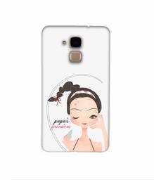 Amazon Brand - Solimo Designer Papa's Princess 3D Printed Hard Back Case Mobile Cover for Huawei Honor 5c