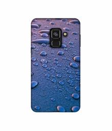 Amazon Brand - Solimo Designer Water Drops UV Printed Soft Back Case Mobile Cover for Samsung Galaxy A8 Plus