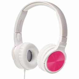 AmazonBasics Lightweight On-Ear Headphones - Pink