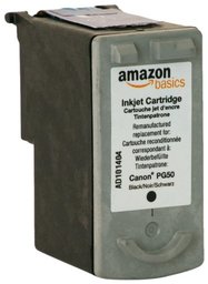 AmazonBasics RM-AZ-6186-00 - Cartucho de tinta recargable (equivalente a Canon PG-50), color negro