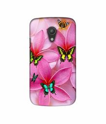 Amazon Brand - Solimo Designer B-Butterflies 3D Printed Hard Back Case Mobile Cover for Motorola Moto G 2nd Generation