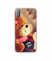 Amazon Brand - Solimo Designer Teddy Bear UV Printed Soft Back Case Mobile Cover for i Kall K8