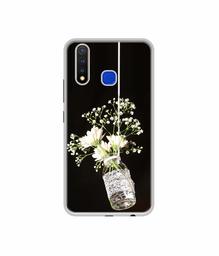 Amazon Brand - Solimo Designer Hanging Flowerpot UV Printed Soft Back Case Mobile Cover for Vivo U20