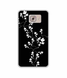 Amazon Brand - Solimo Designer Color Flowers UV Printed Soft Back Case Mobile Cover for Samsung Galaxy J7 Max