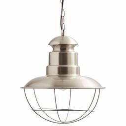 Stone & Beam Modern Industrial Caged Pendant Light with Bulb, 46.375