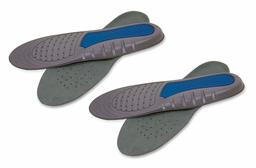 Amazon Brand - Solimo Work Gel Insoles, Women's Size 6-10 (2 Pairs)