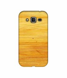 Amazon Brand - Solimo Designer Yellow Brush Texture 3D Printed Hard Back Case Mobile Cover for Samsung Galaxy Core Prime