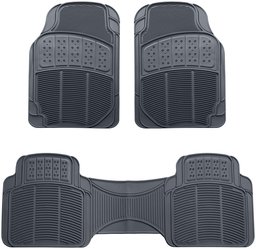 AmazonBasics 3 Piece Rubber Car Floor Mat