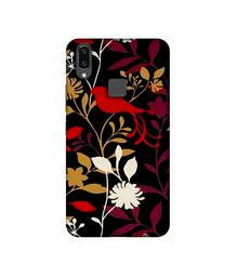 Amazon Brand - Solimo Designer Flower Bunch Pain On Cloth 3D Printed Hard Back Case Mobile Cover for Vivo V9 / V9 Pro