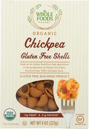 Whole Foods Market, Organic Chickpea Gluten Free Shells, 8 oz