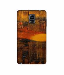 Amazon Brand - Solimo Designer Brown Shade Mashup 3D Printed Hard Back Case Mobile Cover for Samsung Galaxy Note 4