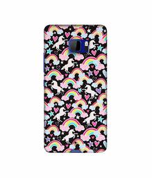 Amazon Brand - Solimo Designer Unicorn Texture 3D Printed Hard Back Case Mobile Cover for HTC U Ultra