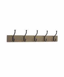 AmazonBasics Wandgarderobe, massiv (erneuert) 2er-Pack Barnwood
