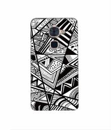 Amazon Brand - Solimo Designer Random Pattern 3D Printed Hard Back Case Mobile Cover for LeTV Le 2