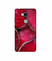 Amazon Brand - Solimo Designer Red Texture 3D Printed Hard Back Case Mobile Cover for Huawei Honor 5X