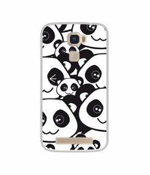 Amazon Brand - Solimo Designer Panda Texture UV Printed Soft Back Case Mobile Cover for Lyf Water 9