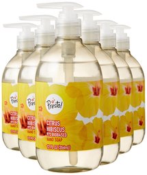 Amazon Brand - Presto! Biobased Hand Soap, Citrus Hibiscus Scent (6 pack)