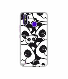 Amazon Brand - Solimo Designer Panda Texture UV Printed Soft Back Case Mobile Cover for Tecno Spark 4 Air