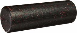 AmazonBasics High-Density Round Foam Roller | 18-inches, Red Speckled