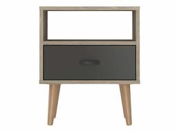 AmazonBasics Bedside Table, 45 x 38 x 53 cm, Brown