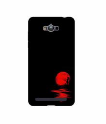 Amazon Brand - Solimo Designer Red Moon 3D Printed Hard Back Case Mobile Cover for Asus Zenfone Max ZC550KL