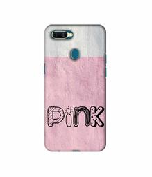 Amazon Brand - Solimo Designer Pink 3D Printed Hard Back Case Mobile Cover for Oppo A7