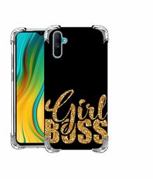 Amazon Brand - Solimo Designer Sparkle Girl Boss UV Printed Soft Back Case Mobile Cover for Realme C3