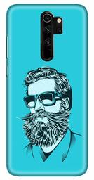 Amazon Brand - Solimo Designer Beard Man 3D Printed Hard Back Case Mobile Cover for Xiaomi Redmi Note 8 Pro