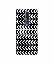 Amazon Brand - Solimo Designer Horizontal Arrow Texture 3D Printed Hard Back Case Mobile Cover for Nokia 3.1 Plus