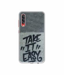 Amazon Brand - Solimo Designer Take It Easy UV Printed Soft Back Case Mobile Cover for Samsung Galaxy A70s