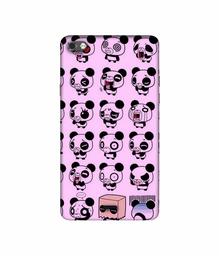 Amazon Brand - Solimo Designer Panda Experation 3D Printed Hard Back Case Mobile Cover for Micromax Canvas Sliver 5 Q450