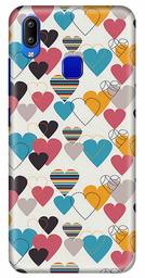 Amazon Brand - Solimo Designer Heart Pattern Design 3D Printed Hard Back Case Mobile Cover for Vivo Y93