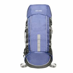 Amazon Brand - Solimo Voyager Rucksack (43 litres, Midnight Blue & Grey)