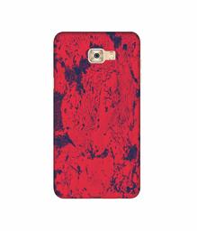 Amazon Brand - Solimo Designer Red Paint 3D Printed Hard Back Case Mobile Cover for Samsung Galaxy C7 Pro