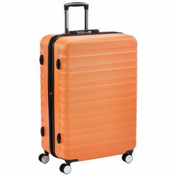 AmazonBasics Hardside Spinner With TSA Lock - 28-Inch, Orange