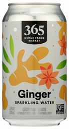 365 Everyday Value, Water Sparkling Ginger Can Single, 12 Ounce